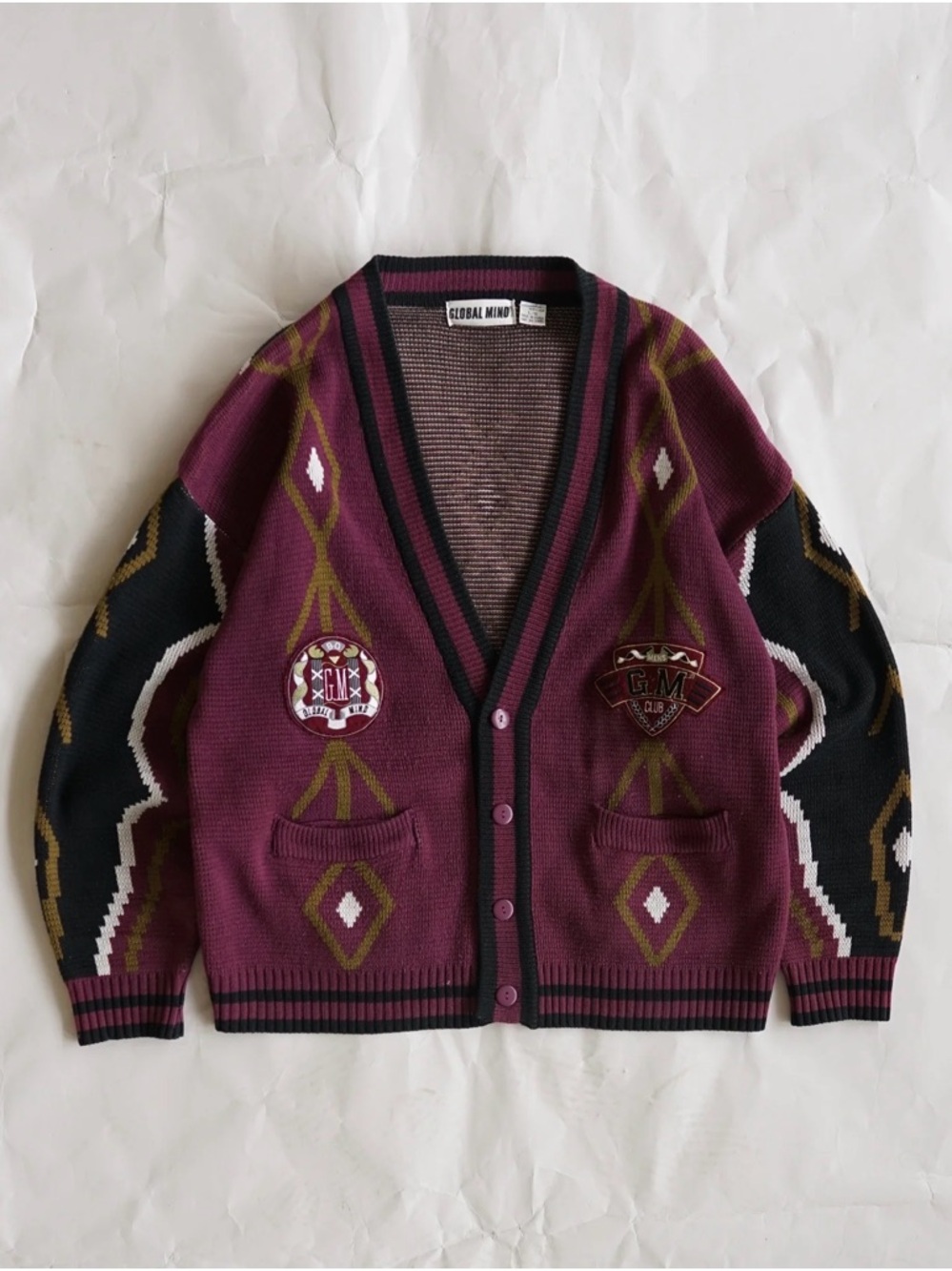 Global Mind Knit Cardigan, Size Large